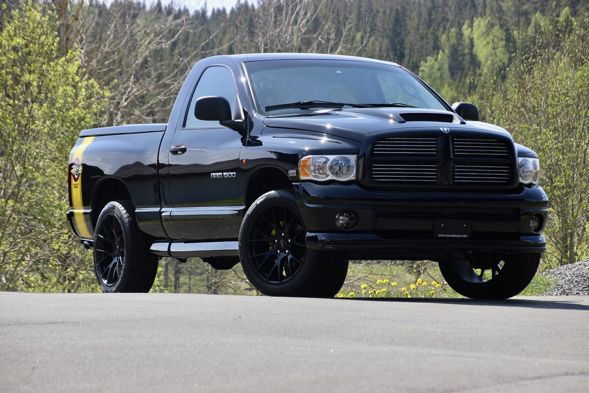 Svart/Gul Rumble Bee 
NR:630
Four Wheel Drive
5,7 HEMI
22